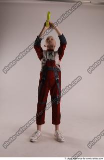 DENISA PILOT STANDING POSE WITH GUN 4